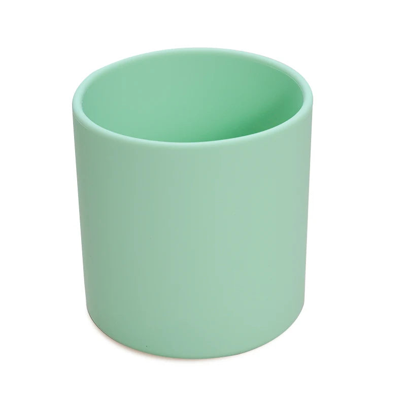 Gobelet bébé en silicone coloris menthe pastel