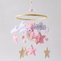 Mobile bébé Lapin Rose - Lapin Rose - Mobile bébé