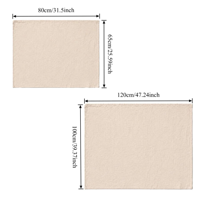 Double Gauze Baby Blankets – Set of 3