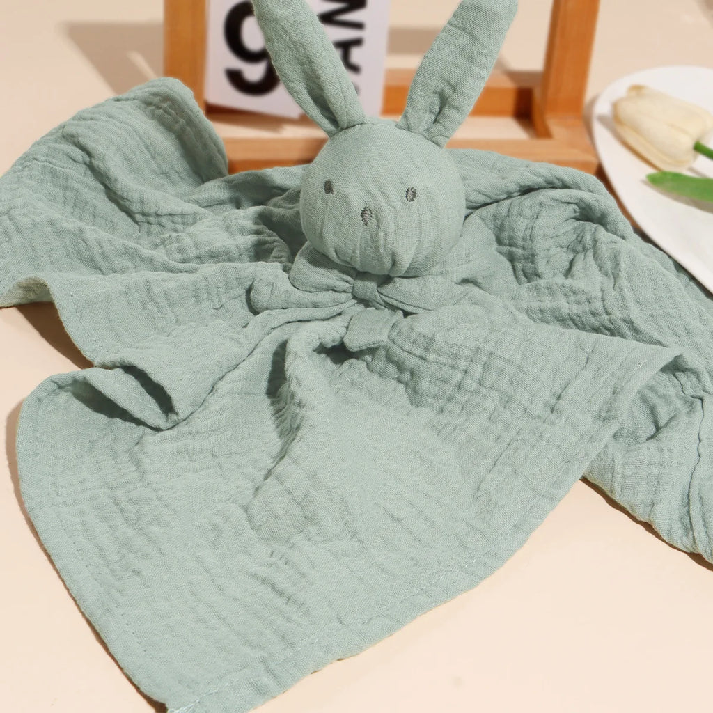 Doudou Petit Lapin en Coton Gaze