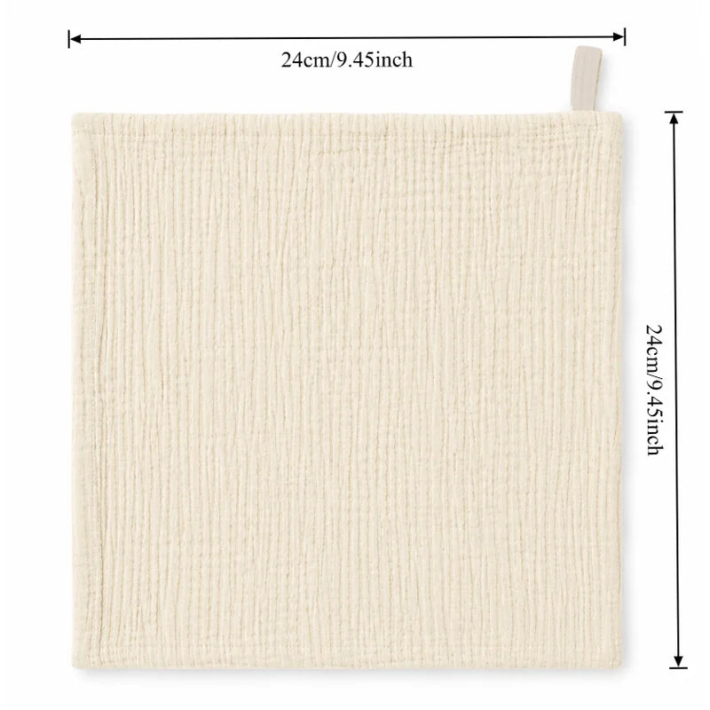 Double Gauze Baby Washcloths – Set of 5