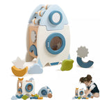Jeu Montessori Petite Fusée - Fusée - Jouet En bois bébé