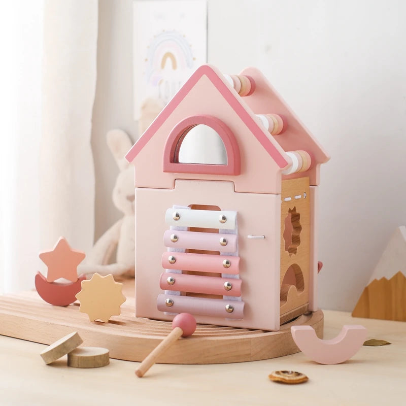 Jeu Bois Montessori Fille - Maison - Jeu D’eveil bébé