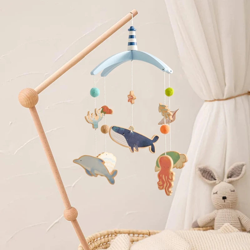 Mobile bébé en bois Océan - Ocean - Mobile bébé