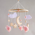 Mobile Bébé Mouton Rose - Rose - Mobile bébé