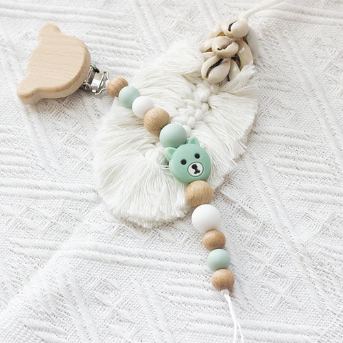 Little Bear Pacifier Clip