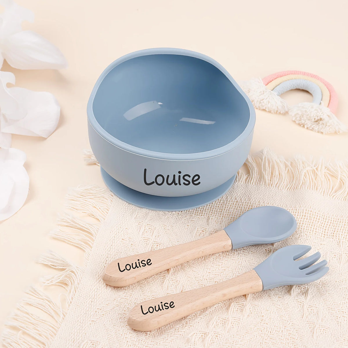 Coffret Repas Bébé Personnalisé – 3 Pièces