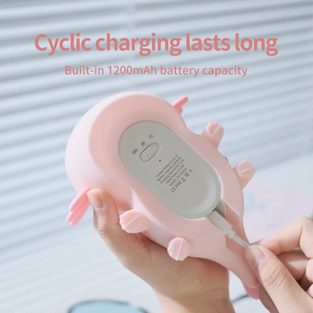 Veilleuse Bébé en Silicone Rechargeable