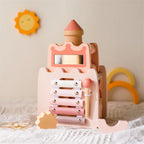 Jouet fille 1 an Montessori - Rose - Jouet En bois bébé