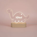 Veilleuse Bébé Personnalisable Dinosaure Blanc Chaud / Dinosaure - Veilleuse bébé