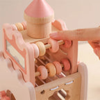Jouet fille 1 an Montessori - Rose - Jouet En bois bébé