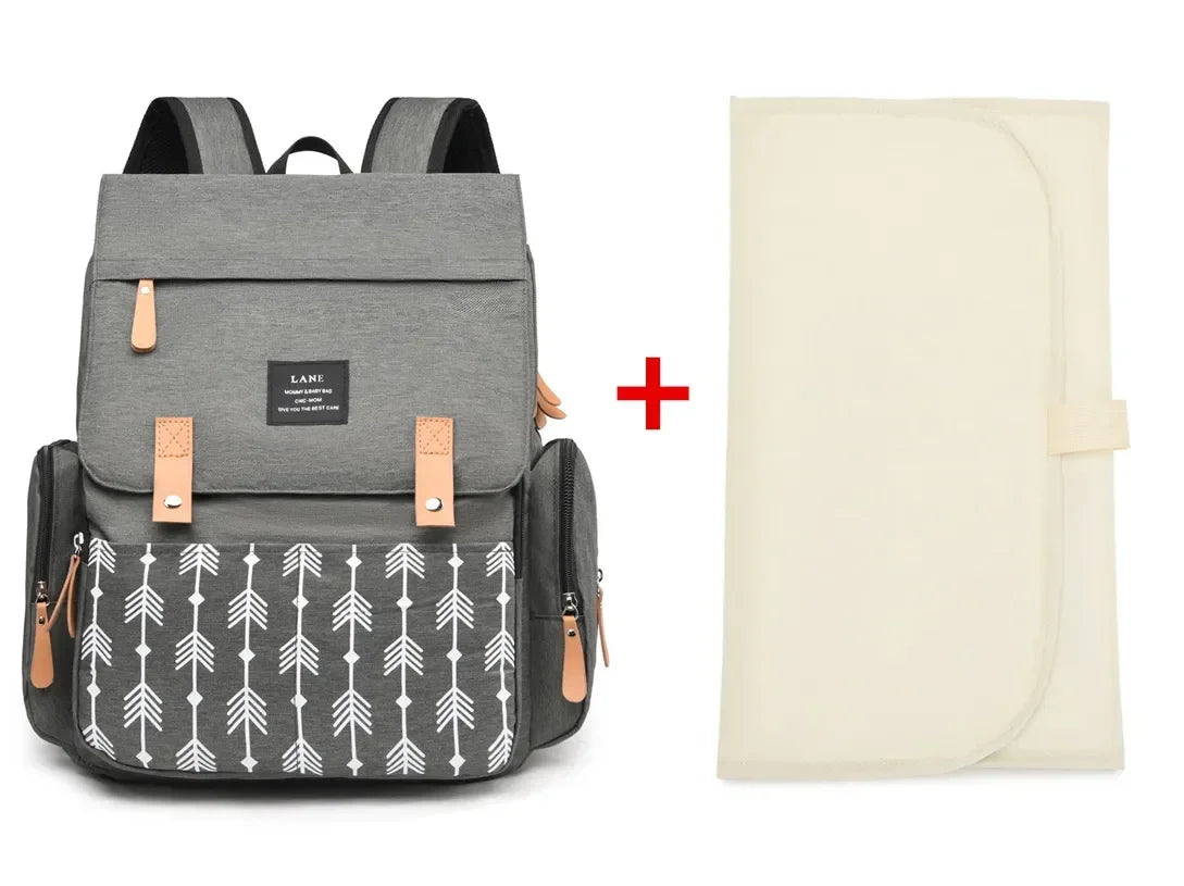 Sac à Langer à Dos Imperméable avec Tapis à Langer