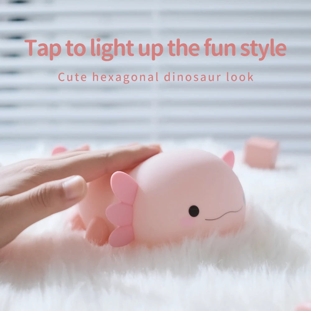 Veilleuse Bébé en Silicone Rechargeable