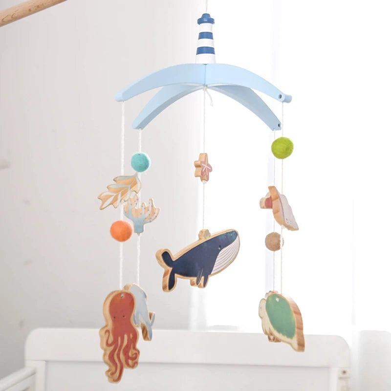 Mobile bébé en bois Océan - Ocean - Mobile bébé