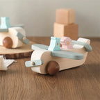 Avion en Bois Jouet Bleu Ciel - Bleu Ciel - Jouet En bois bébé