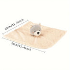 Doudou Bébé Tout doux en polyester avec design cartoon, idéal pour les bébés de 1 à 3 ans. Confort assuré !