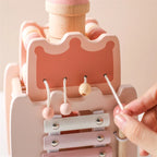 Jouet fille 1 an Montessori - Rose - Jouet En bois bébé