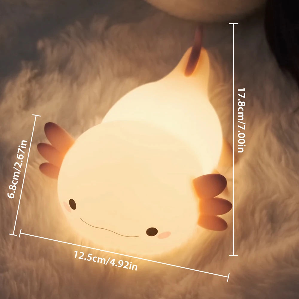 Veilleuse Bébé en Silicone Rechargeable