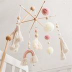 Mobile bébé Arc en Ciel Rose Rose - Mobile bébé