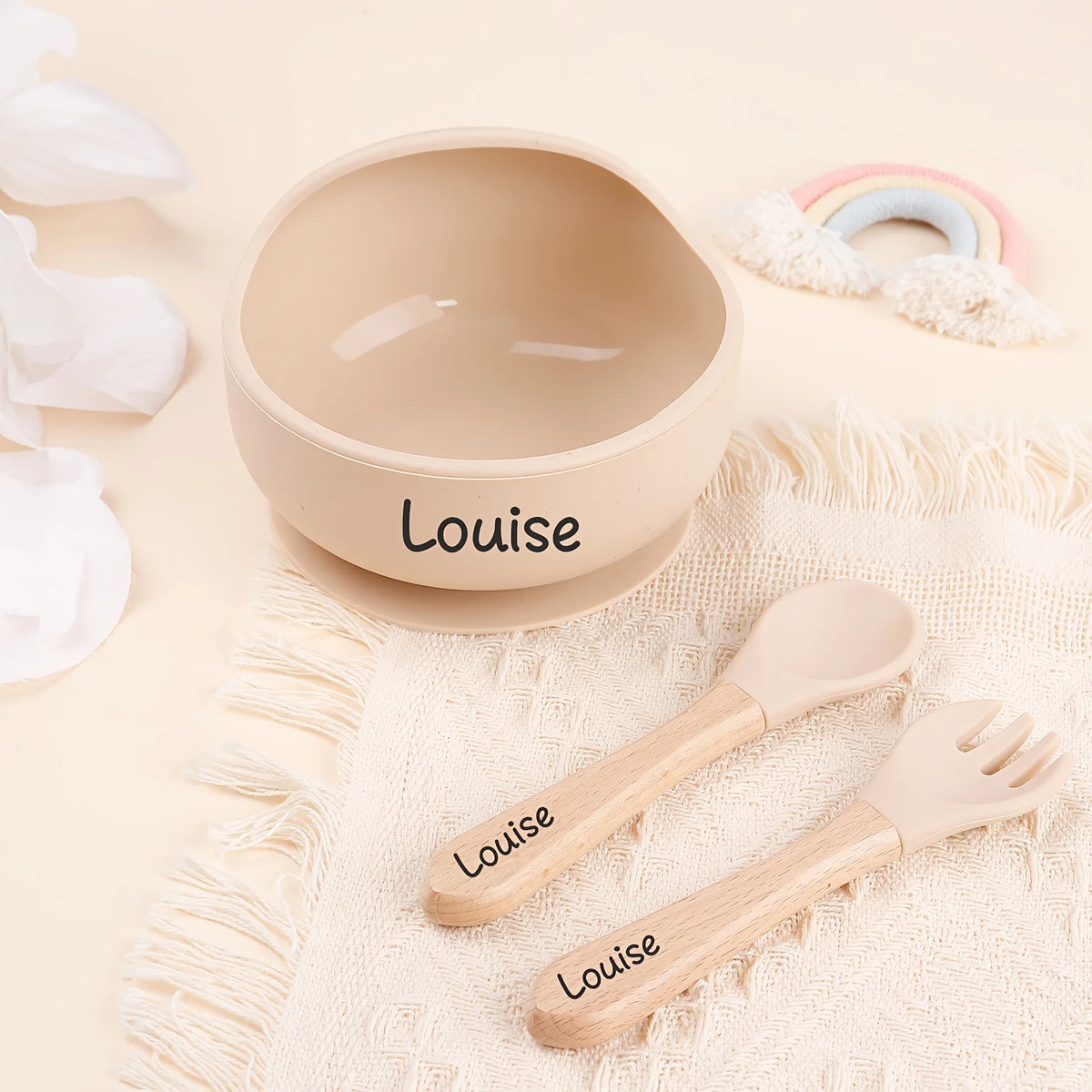 Coffret Repas Bébé Personnalisé – 3 Pièces