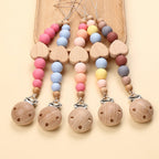 Attache Tétine Perles Petit Coeur - Attache Tétine