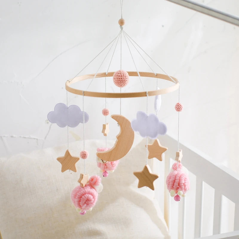 Mobile Bébé Mouton Rose - Rose - Mobile bébé