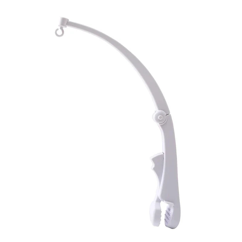Support de mobile bébé modèle courbé blanc