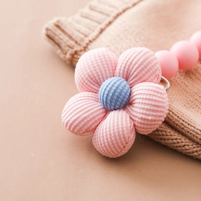 Accroche Tétine en Perles - Attache tétine
