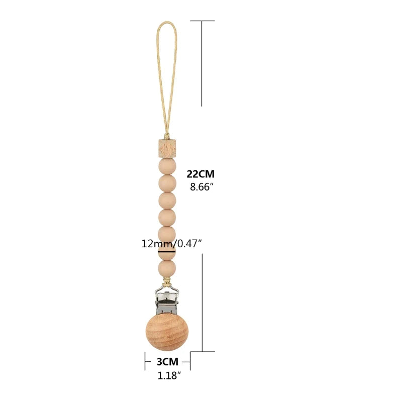Attache Tetine Bois - Attache tétine