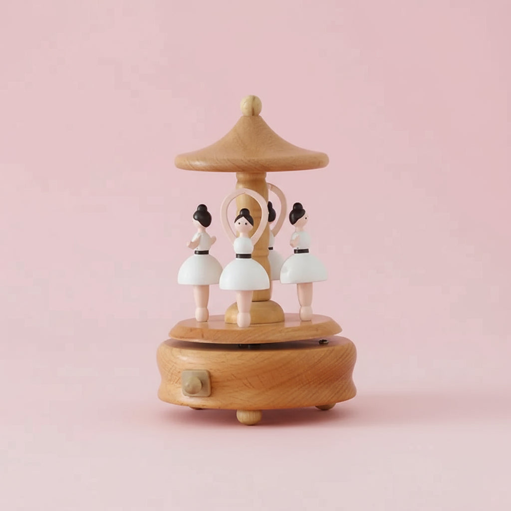 Boite à Musique Bébé - Petite Danseuse - Jouet En bois bébé