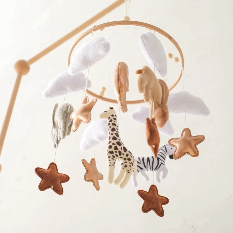 Mobile Bébé Animaux de la Jungle - Animaux de la Jungle - Jouet En bois bébé